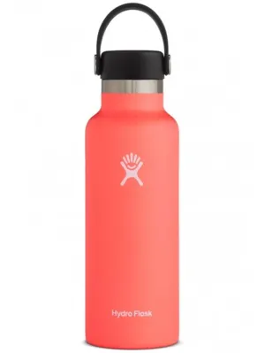 18oz Standard Mouth with Flex Cap Hibiscus Bottle