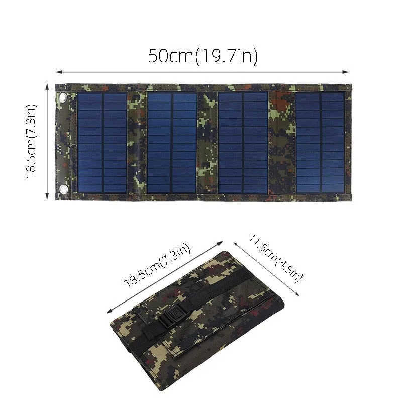 50W Portable Solar Panel Folding Solar Cell Foldable