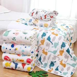 6 Layers muslin quilt baby blanket