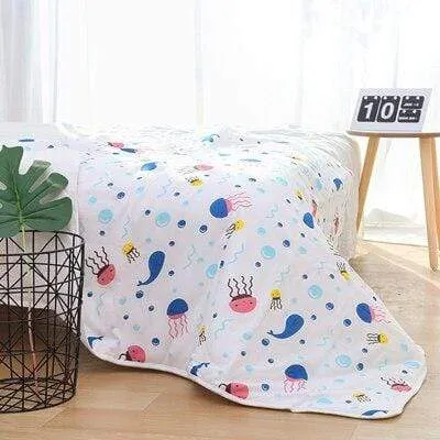 6 Layers muslin quilt baby blanket