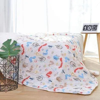 6 Layers muslin quilt baby blanket