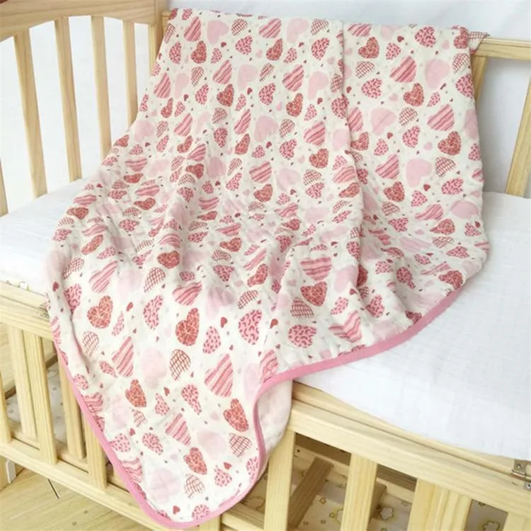 6 Layers muslin quilt baby blanket