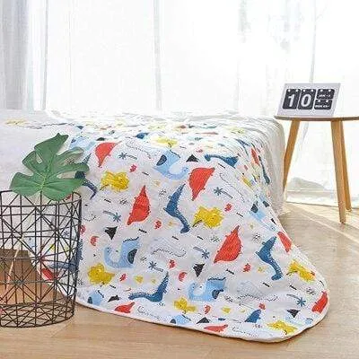 6 Layers muslin quilt baby blanket