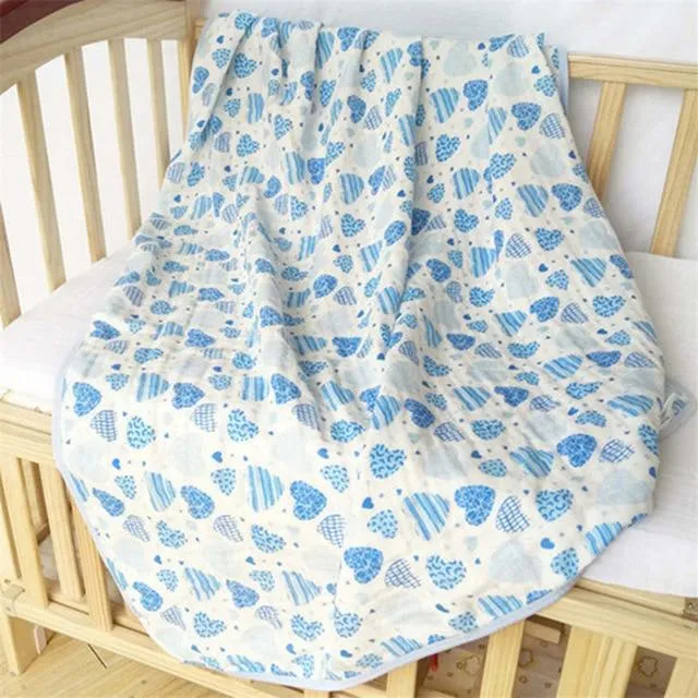 6 Layers muslin quilt baby blanket