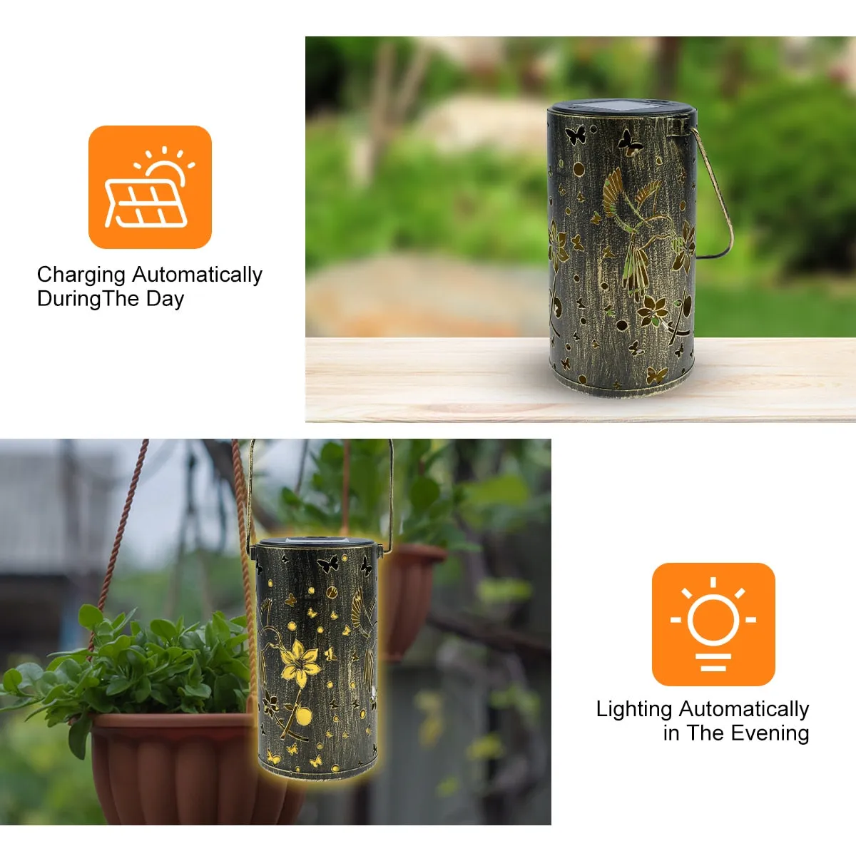 Butterfly Shadow Solar Light | Outdoor Waterproof Solar Lamp