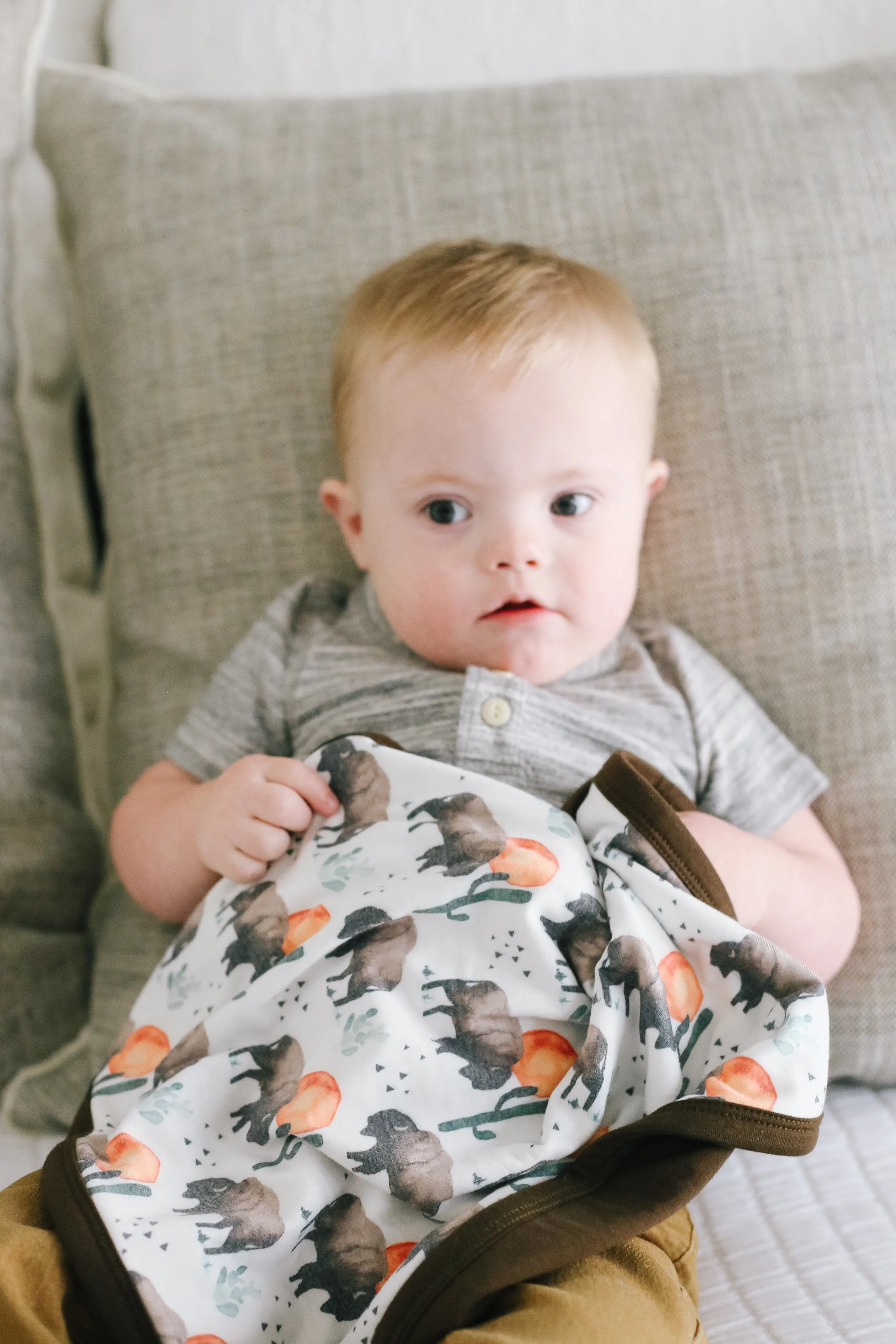 Copper Pearl Three-Layer Security Blanket Set | Bison
