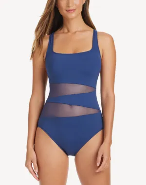 Don't Mesh With Me X Back One Piece Swimsuit