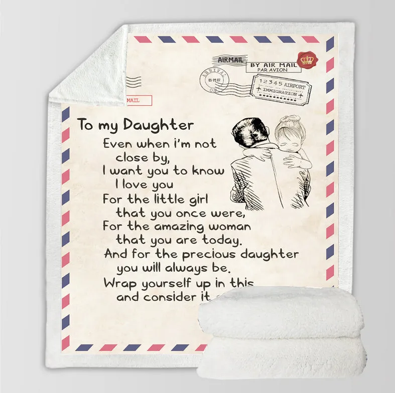 Envelope Letter Writing Cashmere Blanket