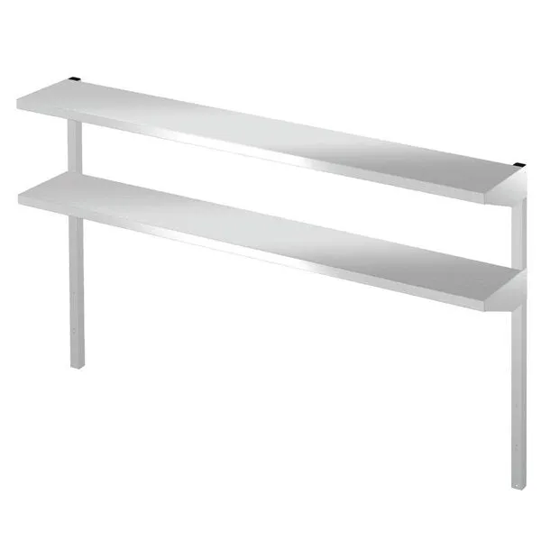 Hoshizaki HS-5166 Double Overshelf for 72" Undercounter, Worktop, & Prep Table Refrigerators, Stainless