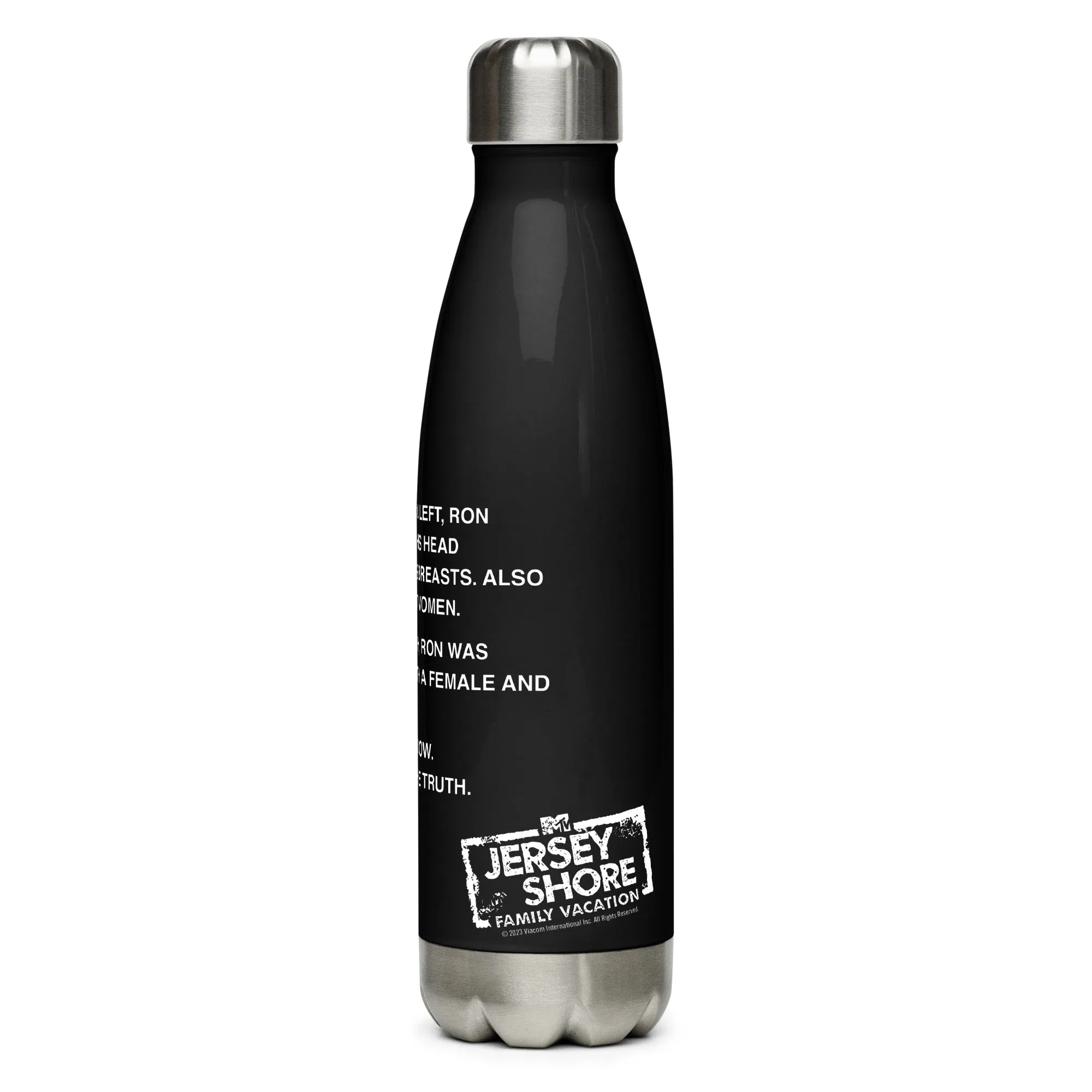 Jersey Shore Family Vacation Sam Note Water Bottle