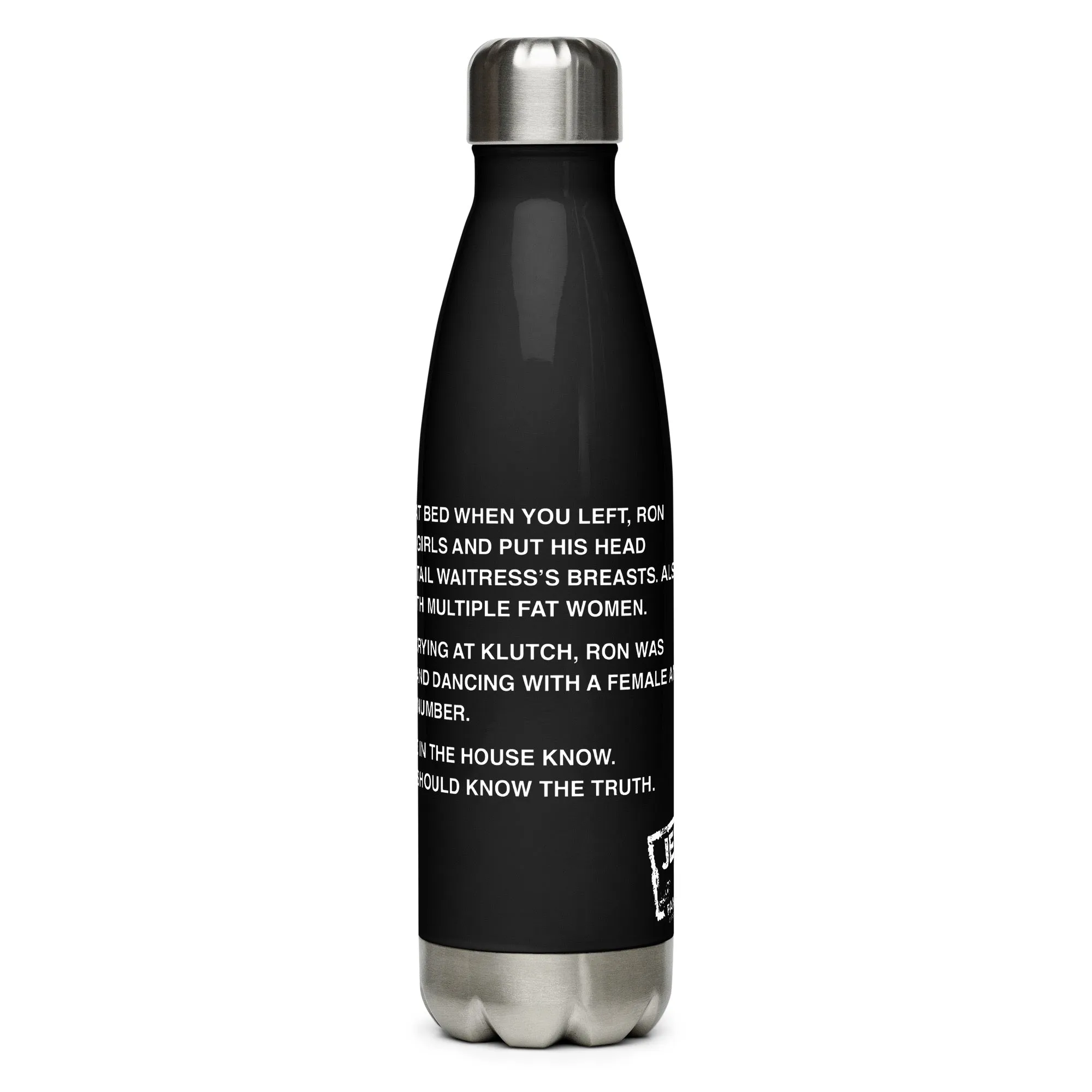 Jersey Shore Family Vacation Sam Note Water Bottle