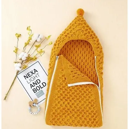 Knit Pompom Sleeping Bag