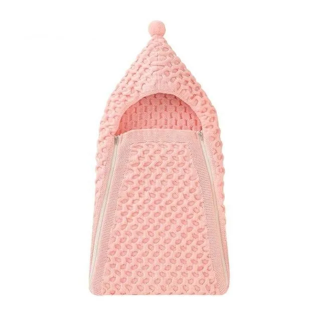 Knit Pompom Sleeping Bag