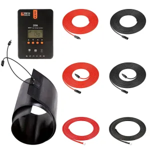 Rich Solar - 160 Watt Flexible Solar Kit with 20A MPPT Controller BACKORDER