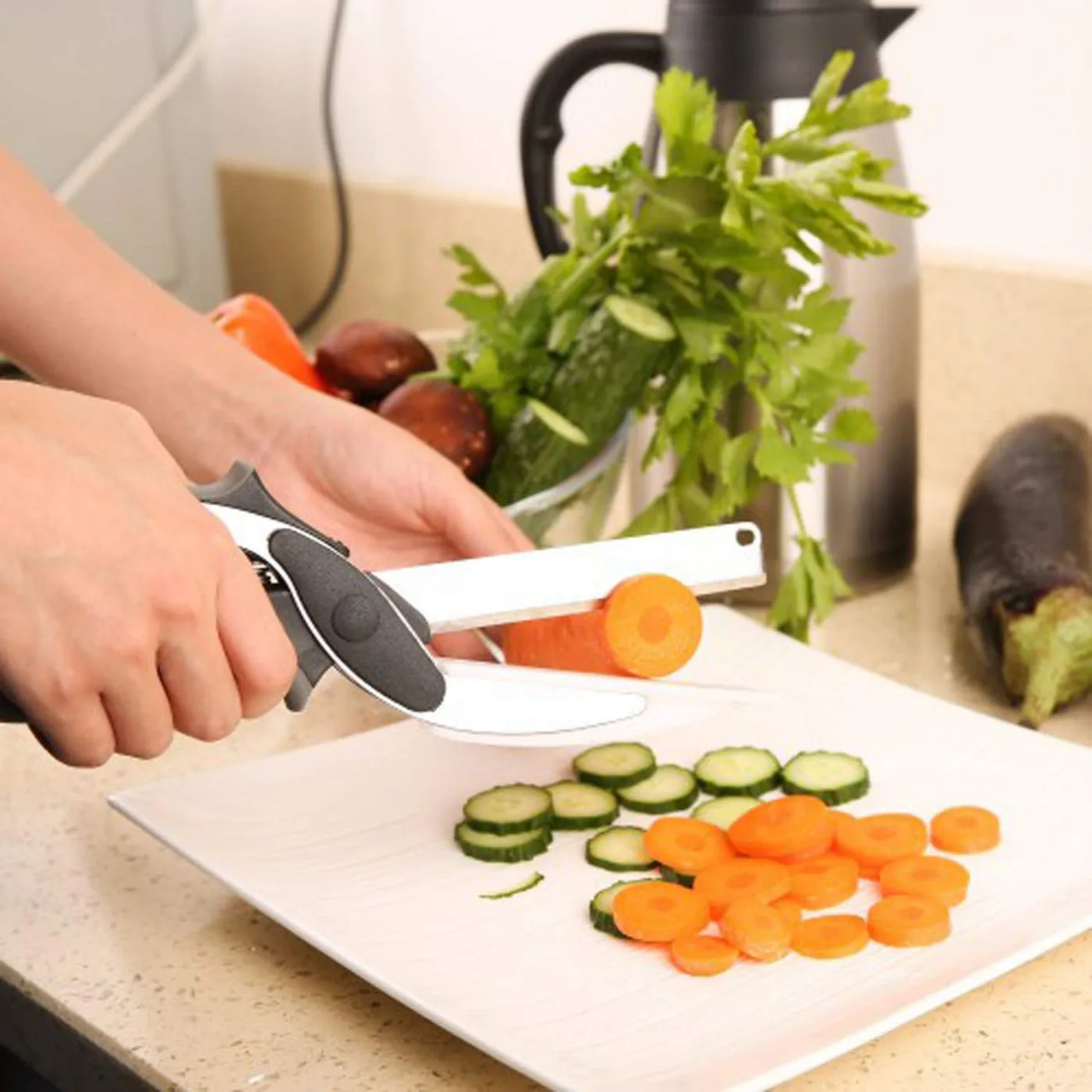 SnapSlice Revolutionary Japanese 5-in-1 Kitchen Scissors