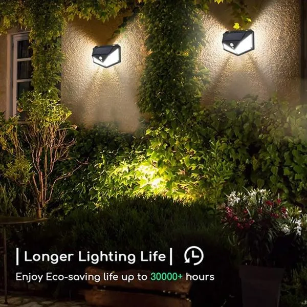 Solar Garden Lights: LED Security Lamp for Outdoors