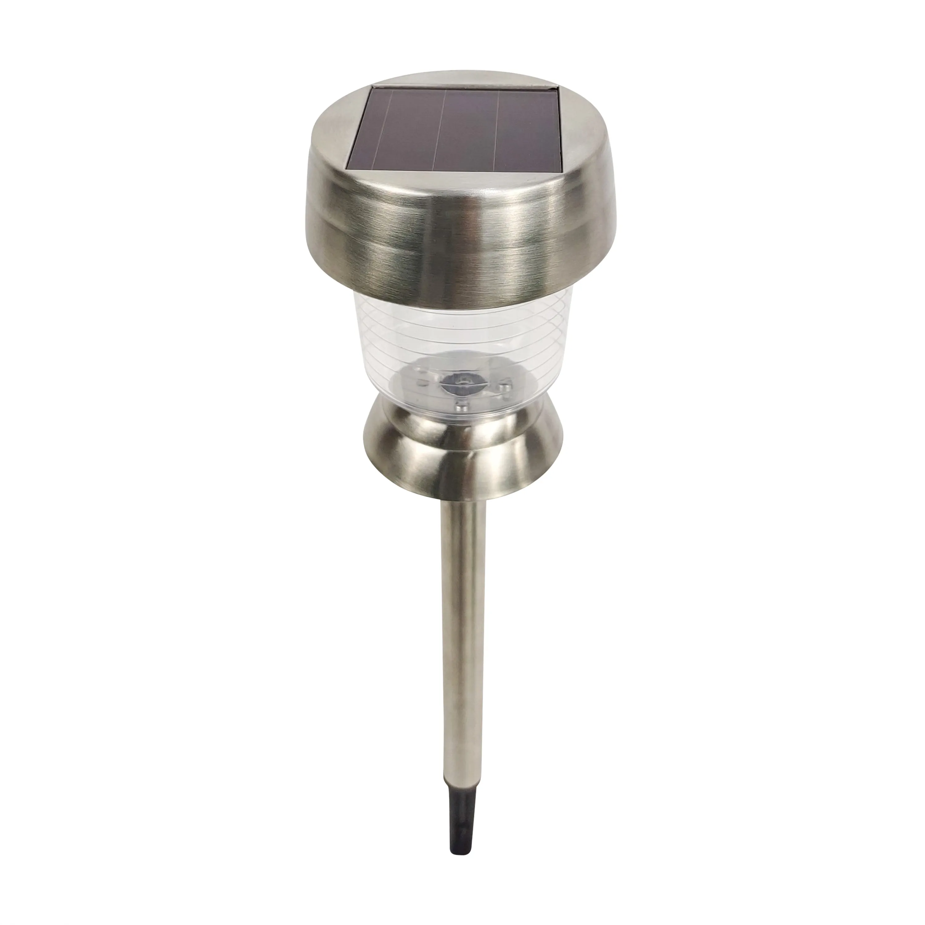 Solar Powered LED Pathway Lights | 14-in. Tall | 6-Pack | Ocean Pattern Design | Waterproof IP44