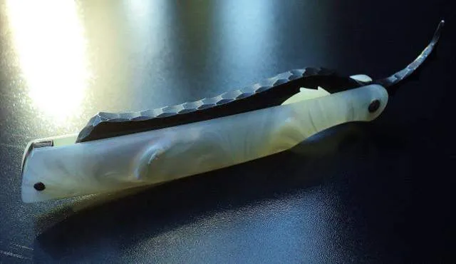 SOLD-Dylan Farnham #34, Custom Straight Razor