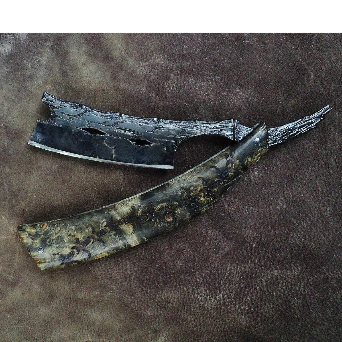 SOLD-Dylan Farnham #74 Straight Razor w/ Custom Sheath