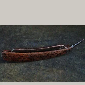 SOLD-Dylan Farnham #76 Copper Clad Straight Razor w/ Custom Sheath