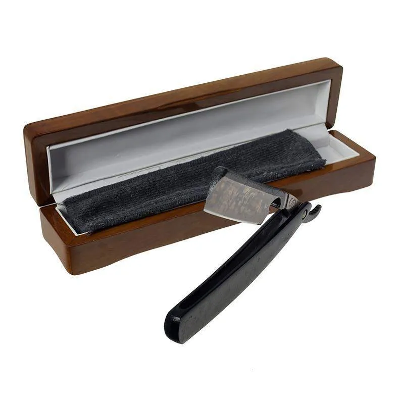 SOLD-Dylan Farnham #78 All Hallows Eve 7/8 Straight Razor w/ Silicone Sheath & Gift Box