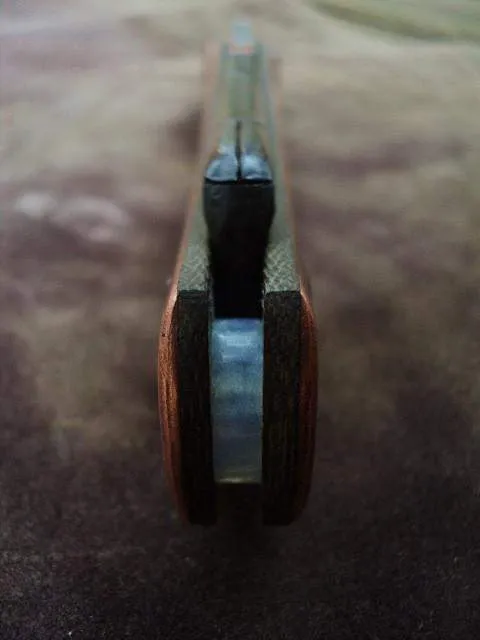 SOLD-Dylan Farnham Straight Razor #61 with custom sheath
