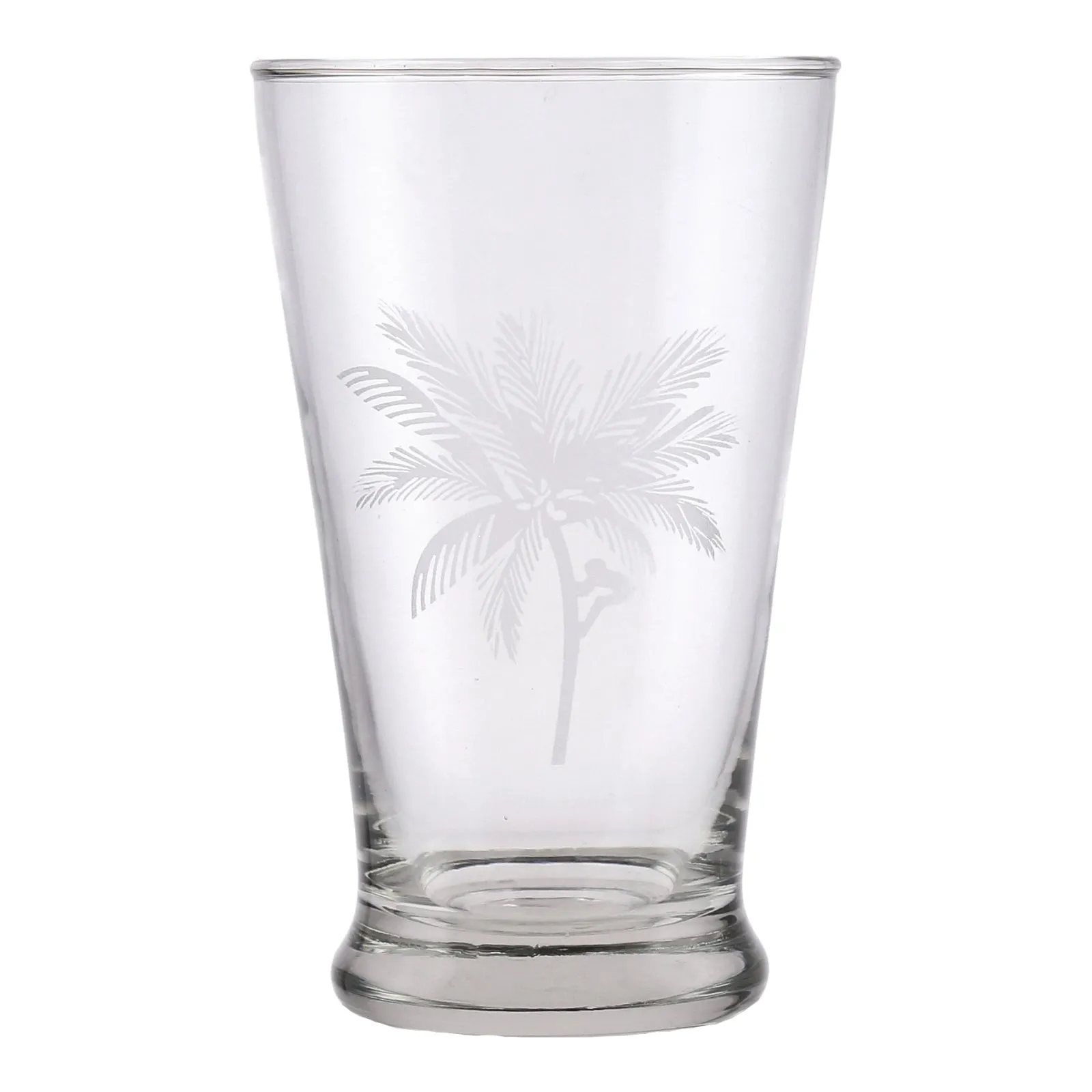 Tall Palm Drinking Glass