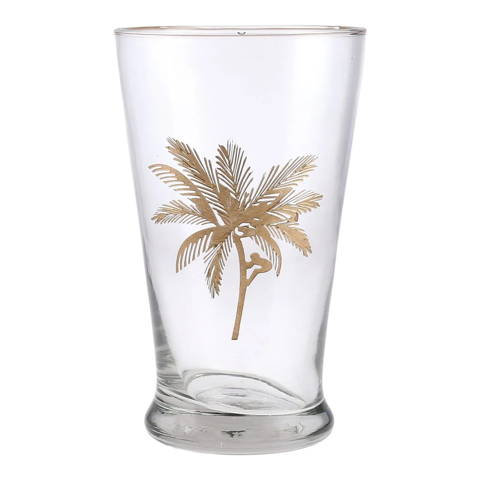 Tall Palm Drinking Glass
