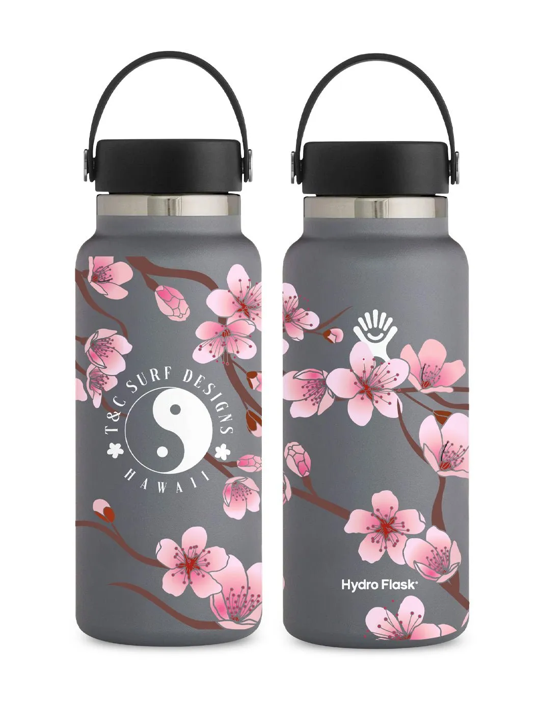 T&C Surf 32 oz Cherry Bloom Hydro Flask