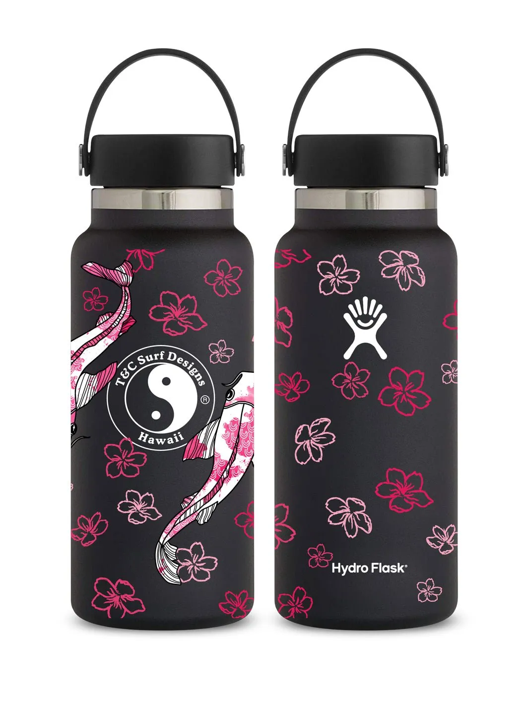 T&C Surf 32 oz Sakura Koi Hydro Flask