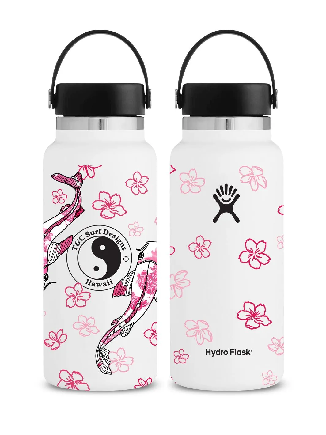 T&C Surf 32 oz Sakura Koi Hydro Flask