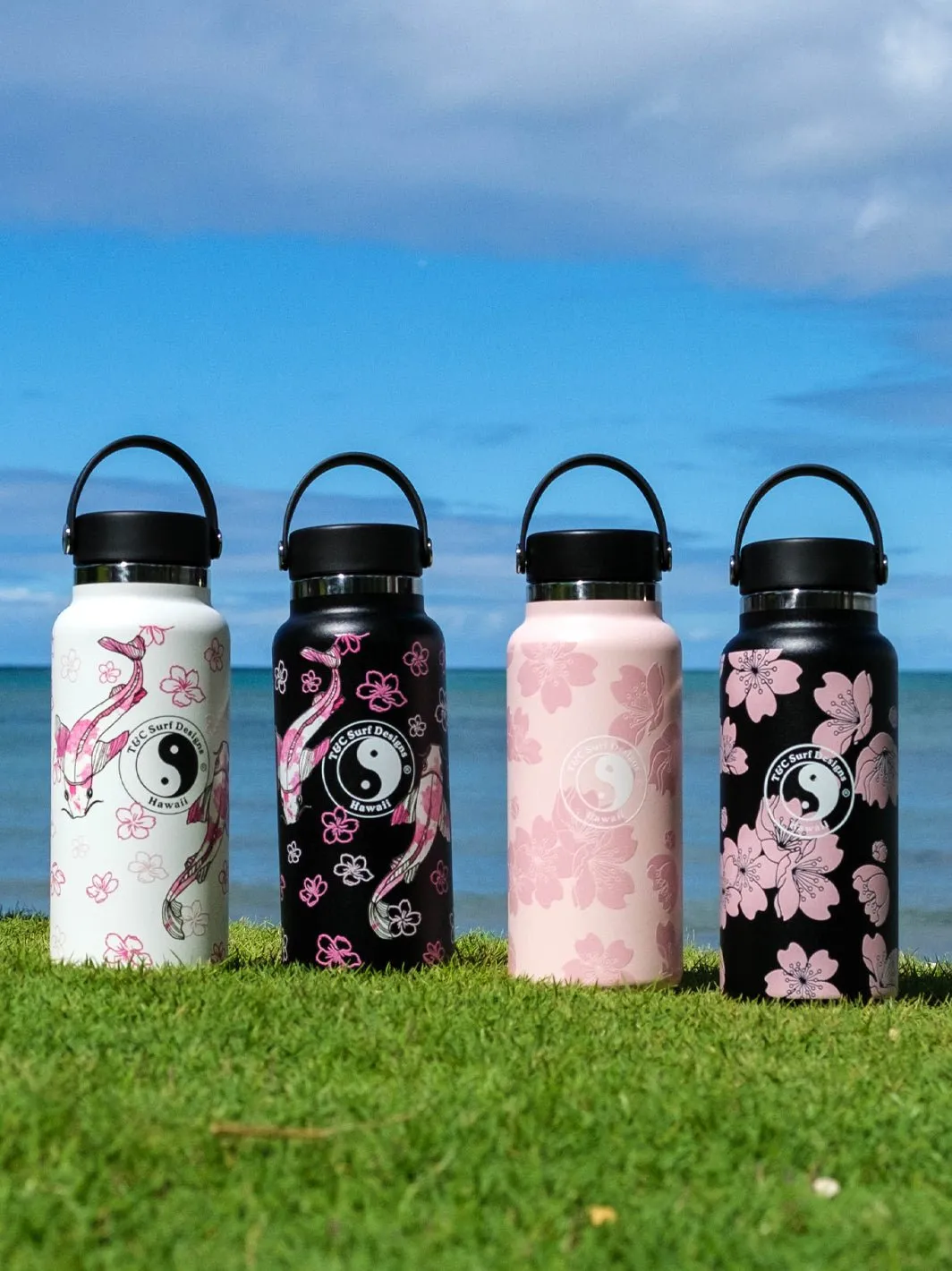 T&C Surf 32 oz Sakura Koi Hydro Flask