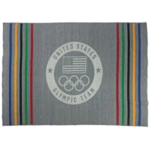US Olympic Team Wool Throw Blanket