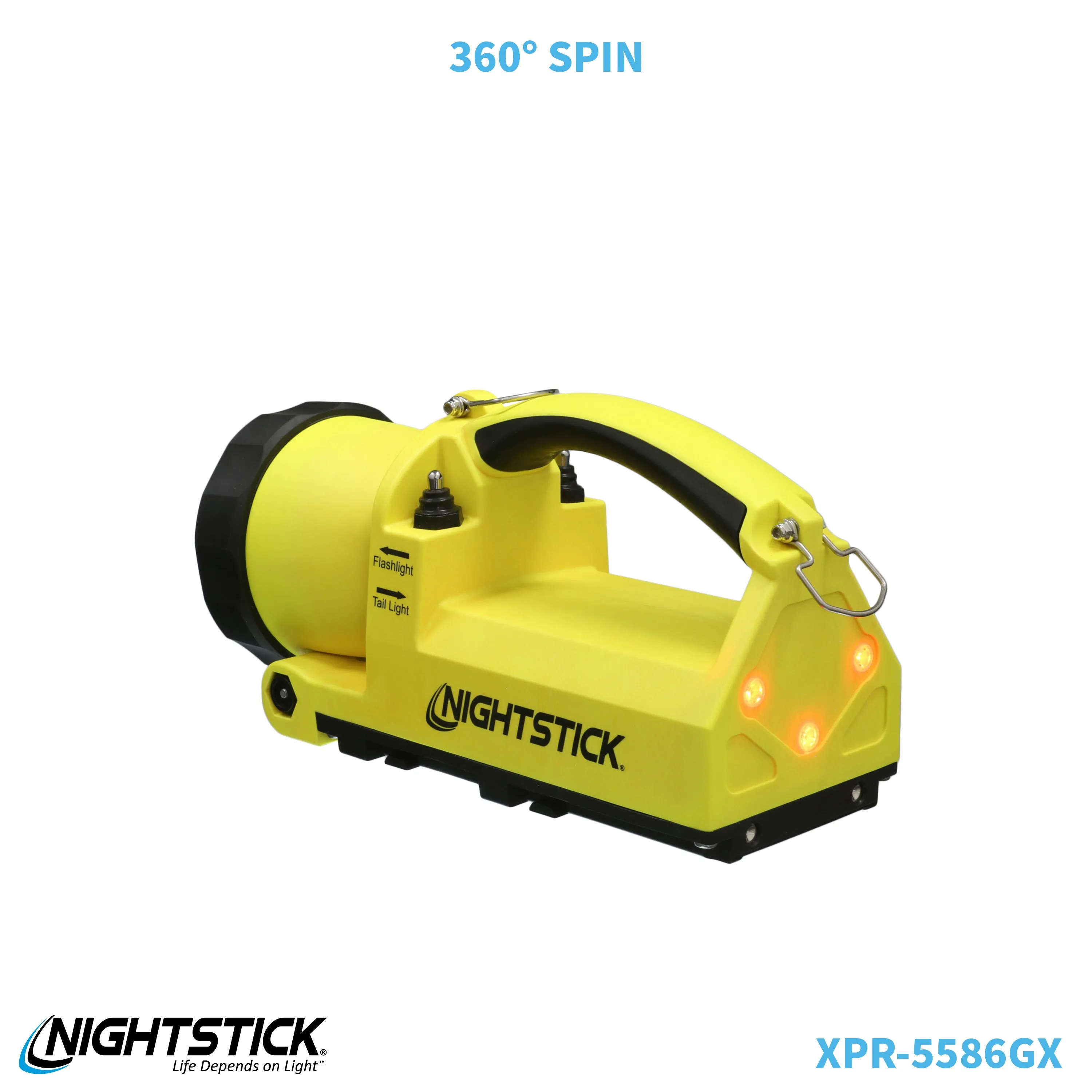 XPR-5586GX: IS Rechargeable Dual-Light Lantern w/Pivoting Head